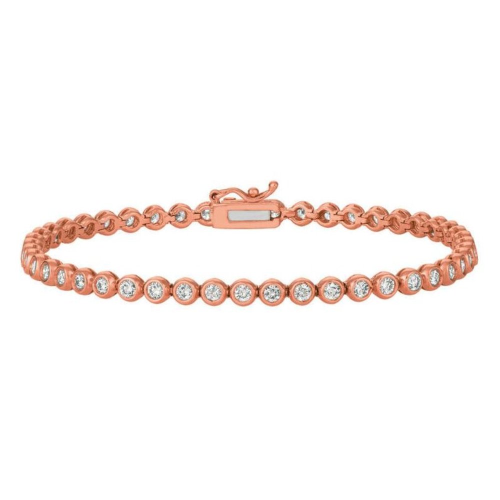 3.10 Carat Diamond Bezel Bracelet